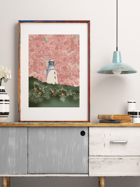 Cape Lighthouse Print by Unratio