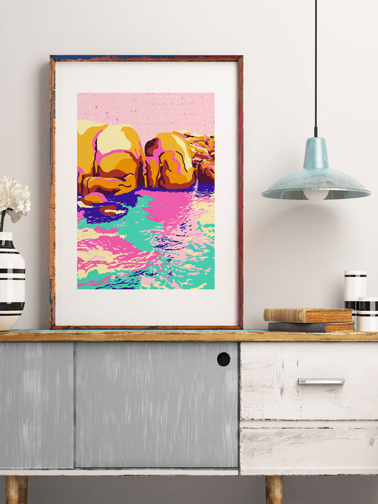 Rockpool Print by Unratio