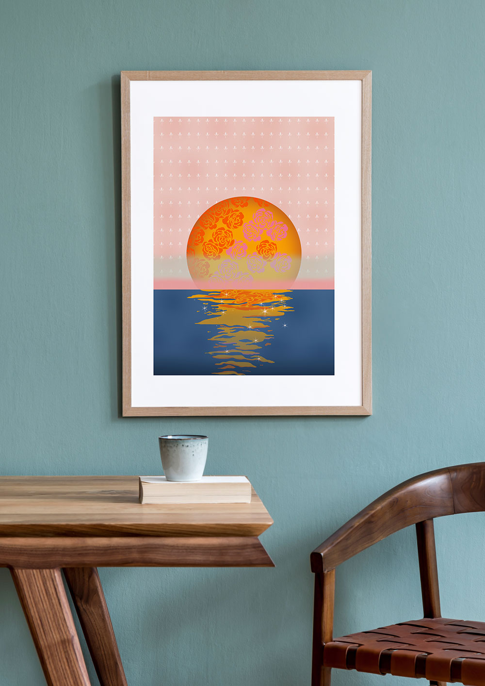 Rose Sun Print by Unratio