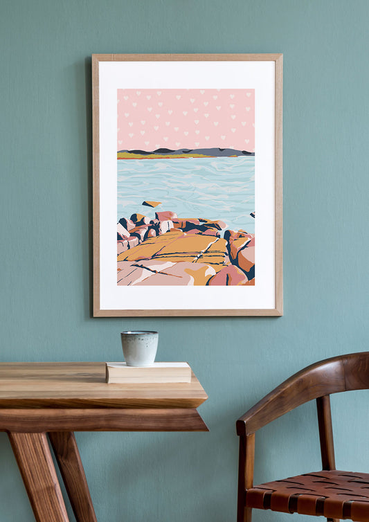 Terracotta Bay Print by Unratio