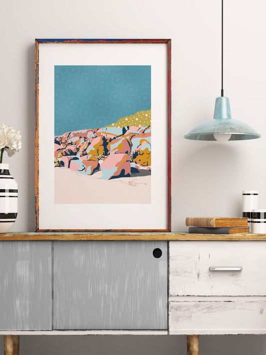 Terracotta Cove Print by Unratio