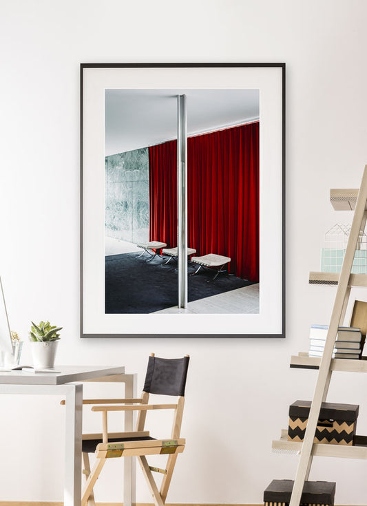 Barcelona Pavillion Interior Art Print