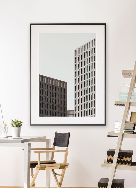 City Of Justice Minimal Architecture Art Print