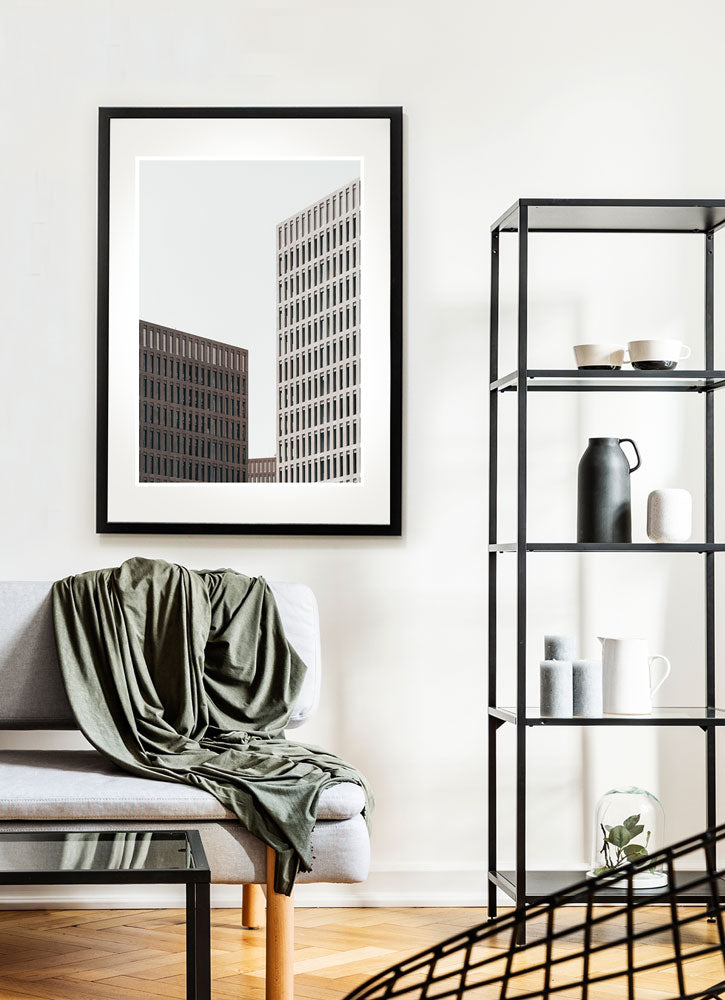 City Of Justice Minimal Architecture Wall Art