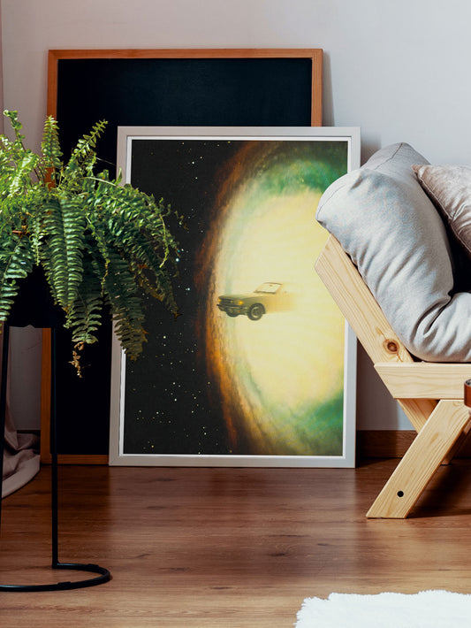 Coming in Hot Collage Print