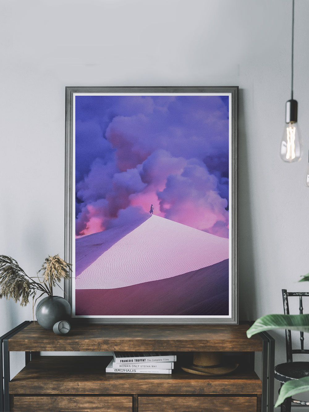 Desert DancingCollage Art Print