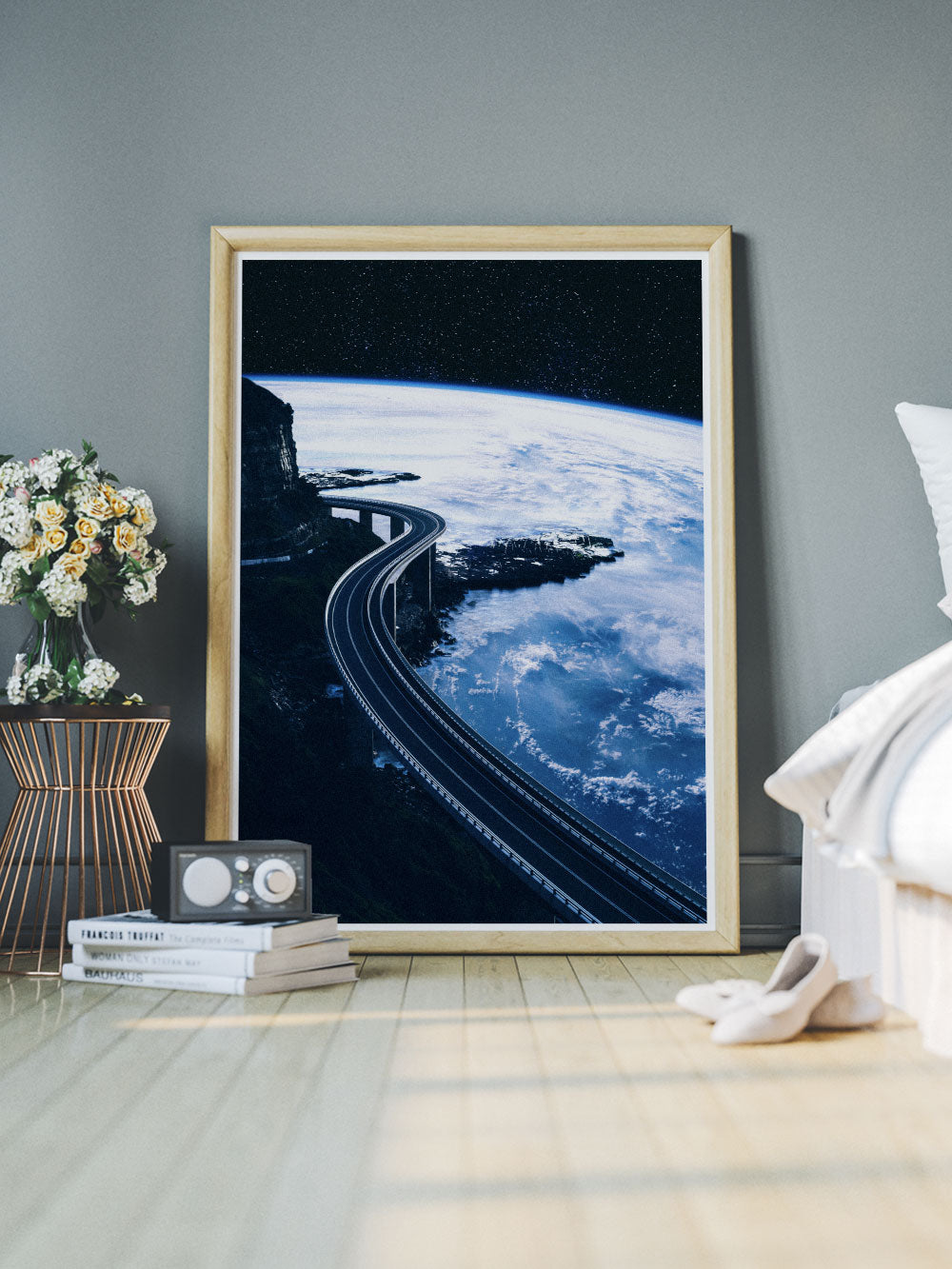 Highway to the World Collage Art