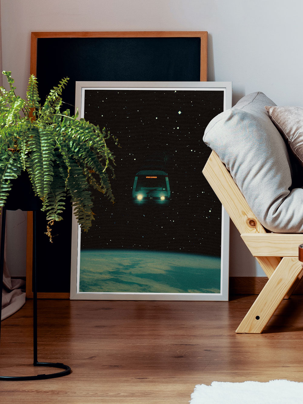 Space Express Collage Print