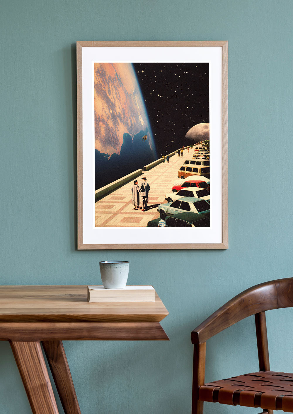 Space Promenade Collage Print