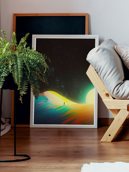 The Source of Happiness Collage Print