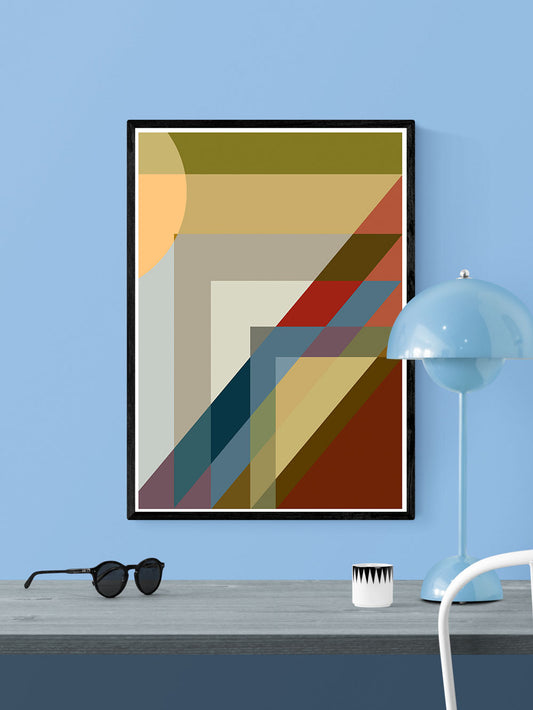 A Day in the Life in a frame on a wall