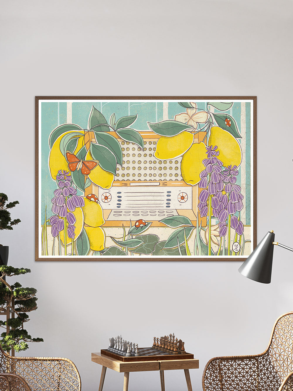 A Lifetime in a Garden Botanic Poster