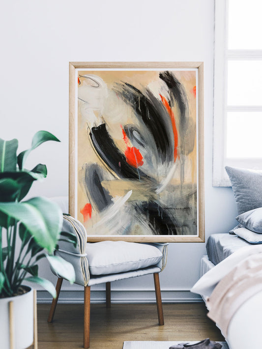 A Pop of Poppy Art Poster