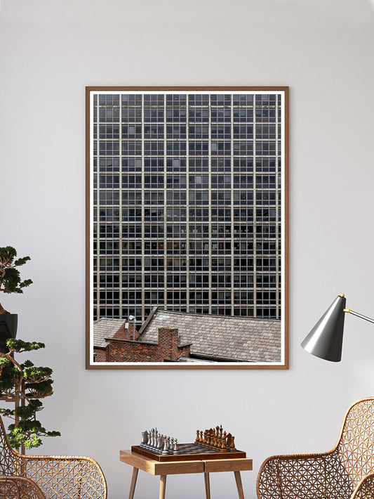 Albert Bridge Manchester Architectural Photograph in a traditional room