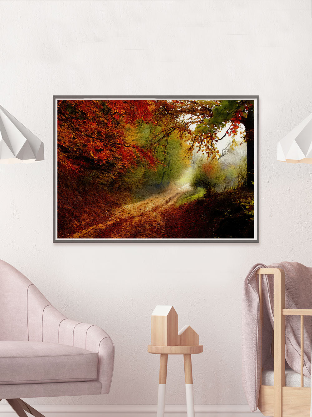 Autumn Forest Edge Art Print