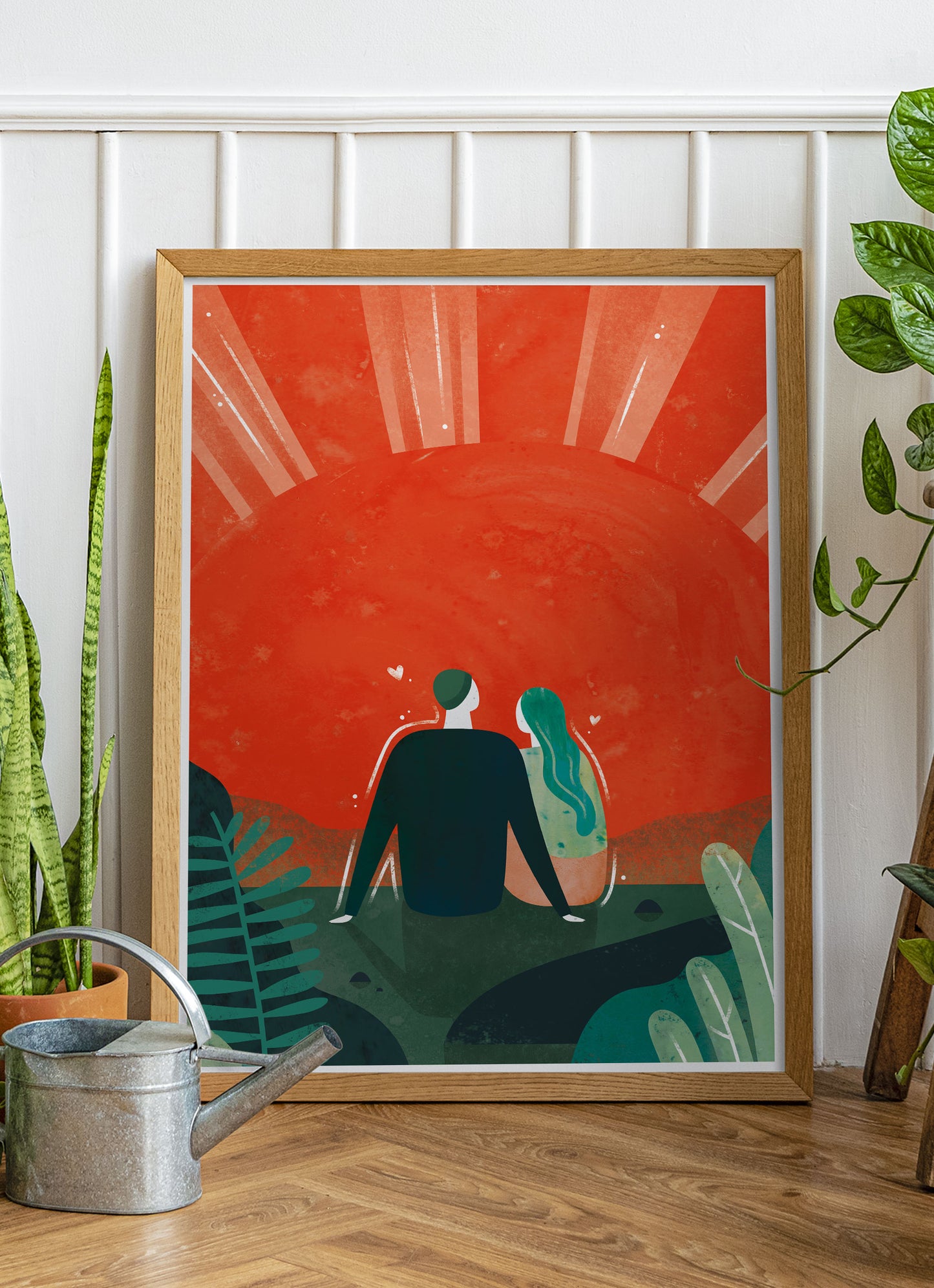 You Brighten my Day Uplifting Art by Emily Dayson