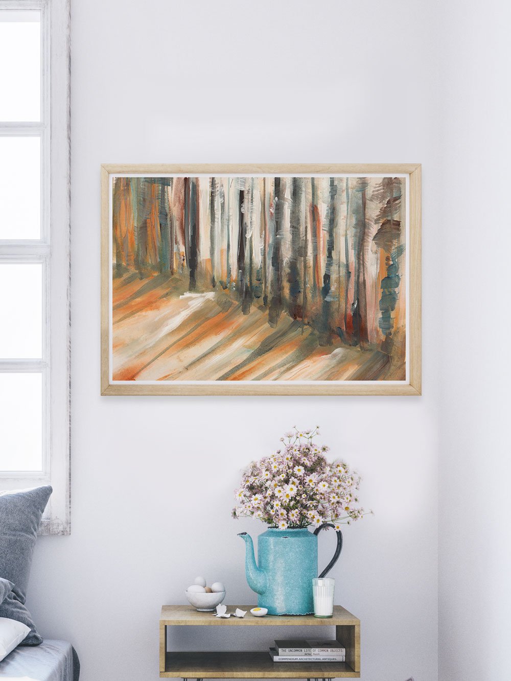 Bullfrog Forest Landscape Painting in a nice room