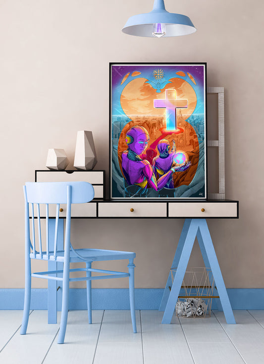 Exodus Scifi Wall Art