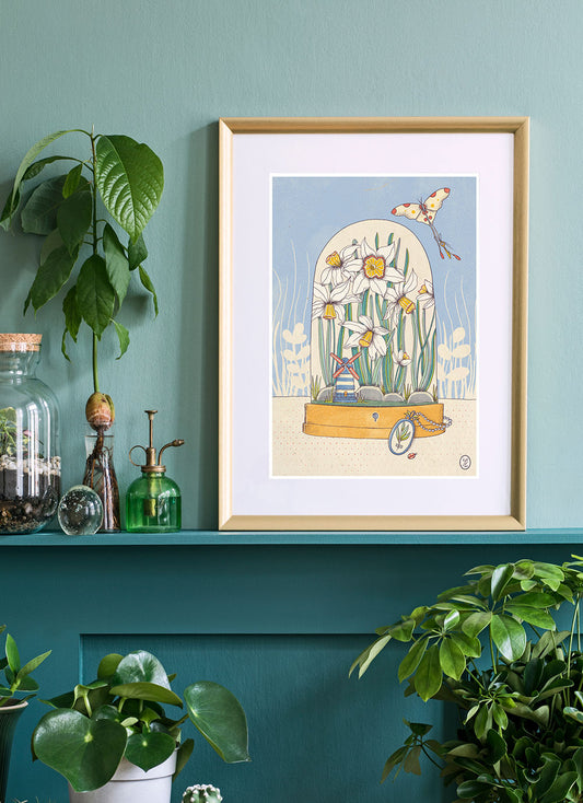 Floral Dreams Beautiful Design Poster