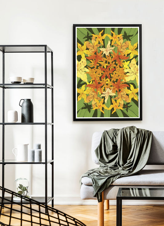 Garden Mandala Floral Print