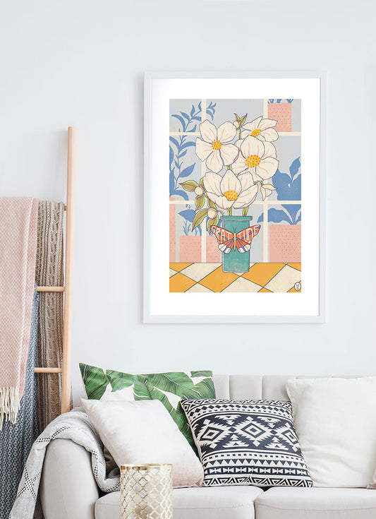 Gratitude Botanical Poster