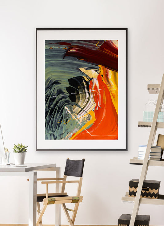 Held Grounds Abstract Poster Print