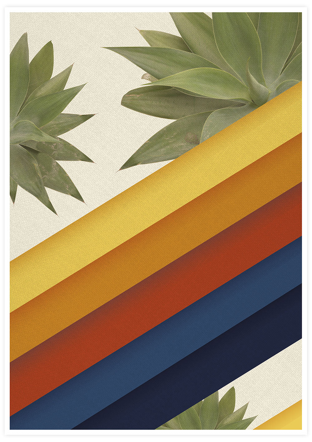 Retro Ramp Geometric Print