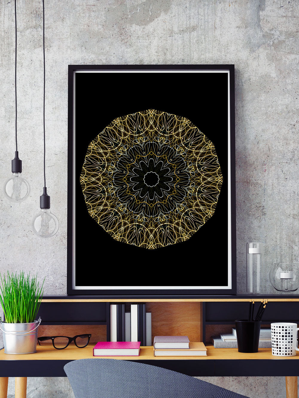 Lazarus Mandala Pattern Print