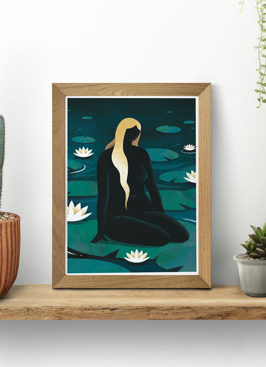 Lotus Lady Fantasy Art