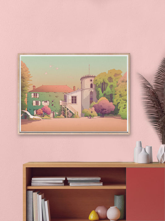 Marlotte Regure Chateau Art Print