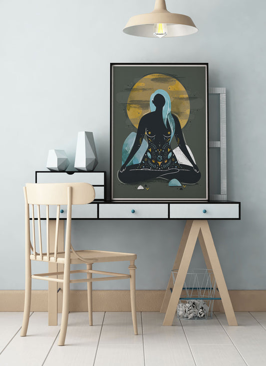 My Body Is a Temple Illustration Print