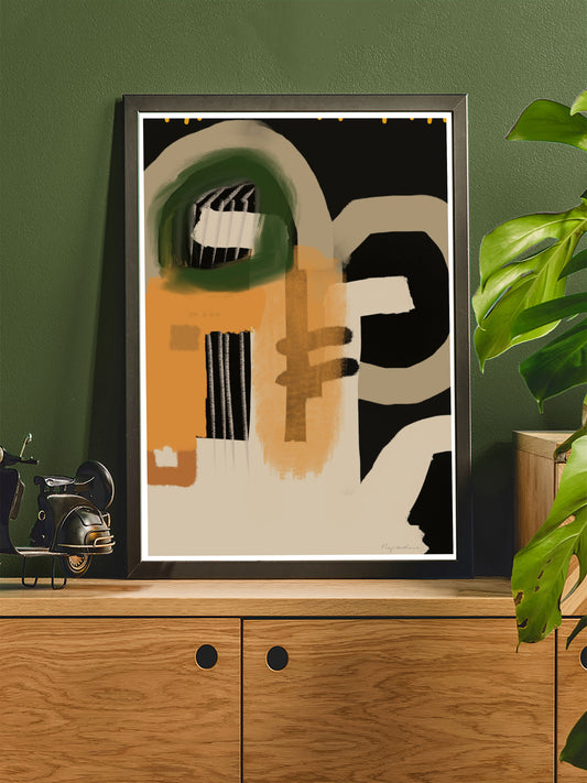 Out of Africa Contemporary Art Print