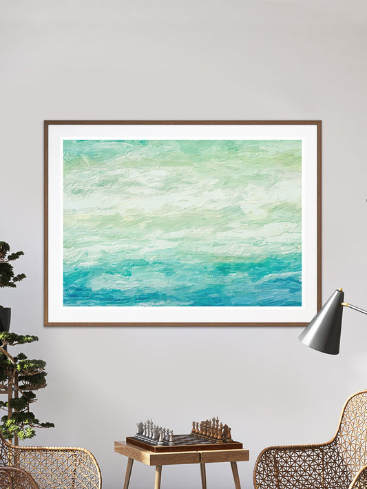 Out to Sea Abstract Print