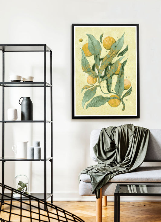 Planet Plant Art Poster