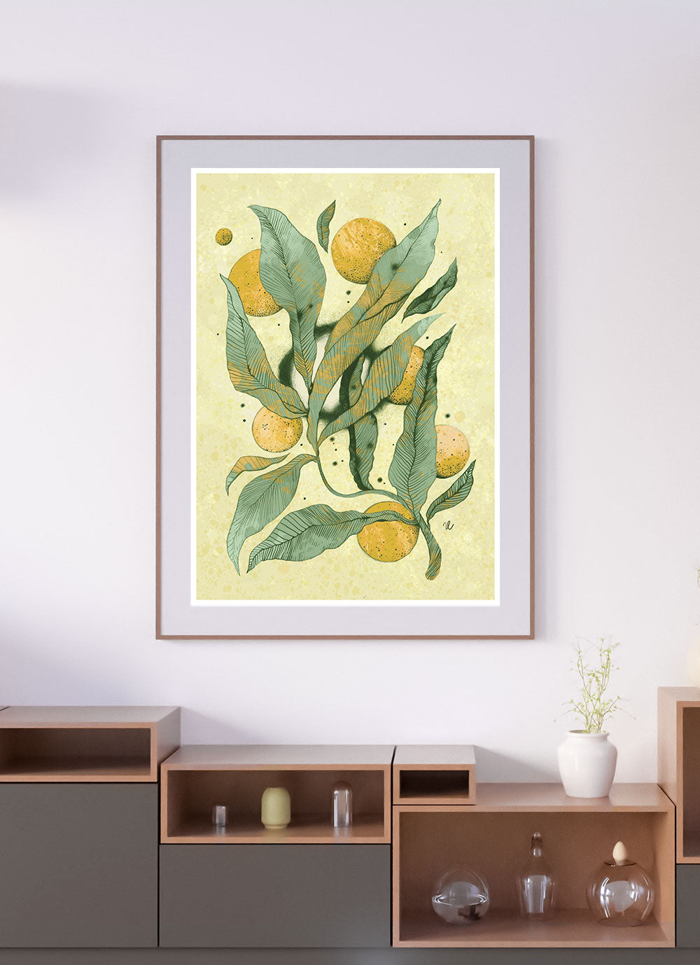 Planet Plant Poster Print