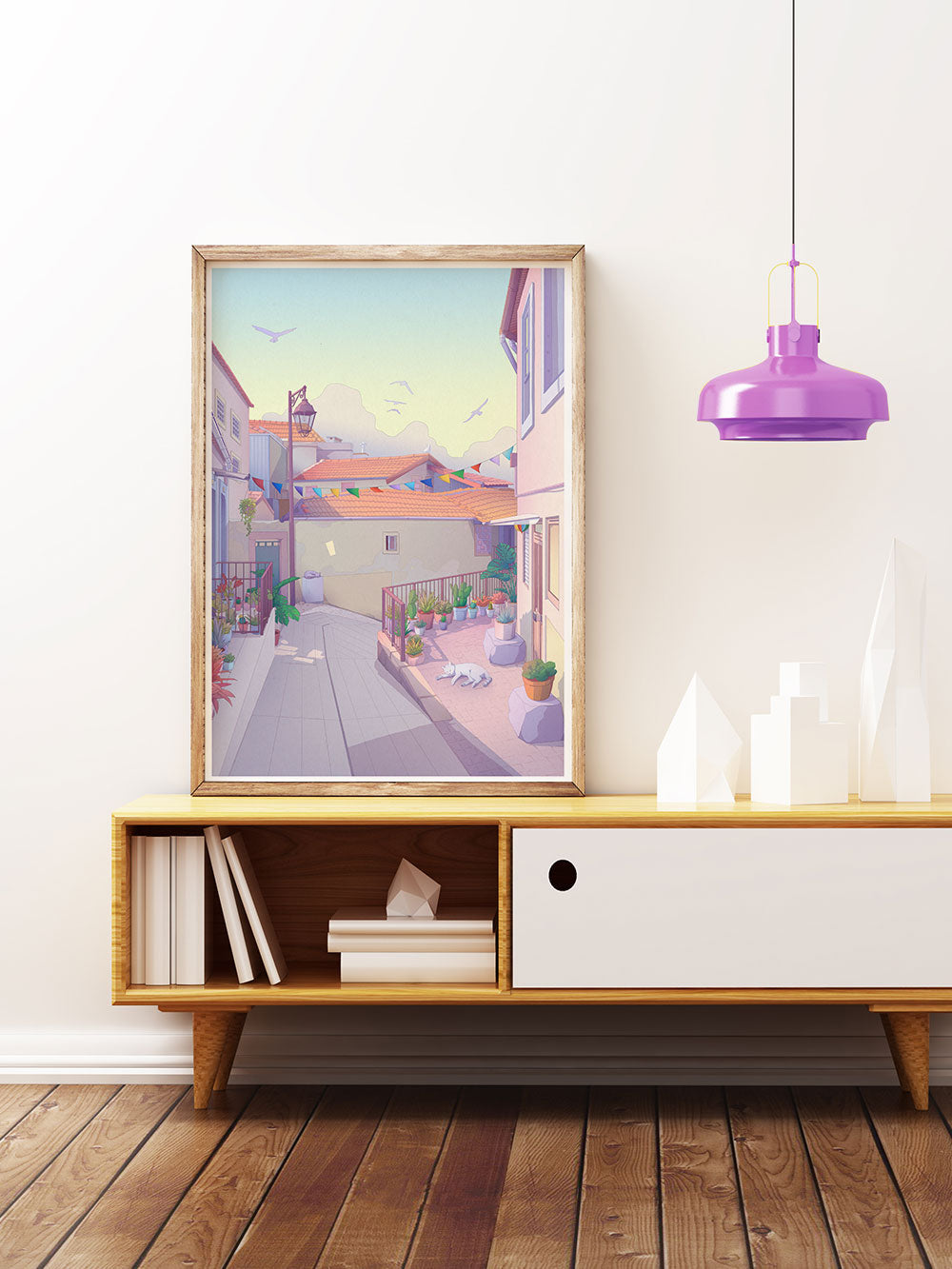 Porto Alley 2 Illustration Print