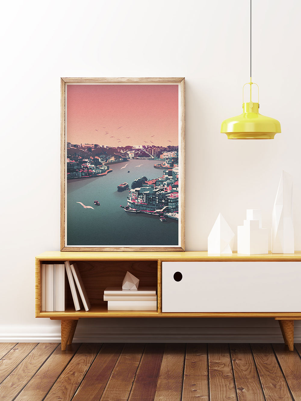 Arrabida Pink Porto City Art Print