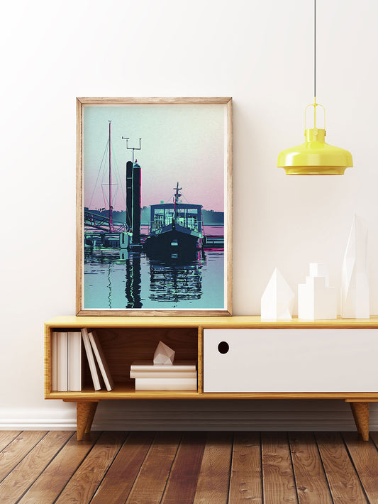 Foz Abstract Porto River View Landscape Art