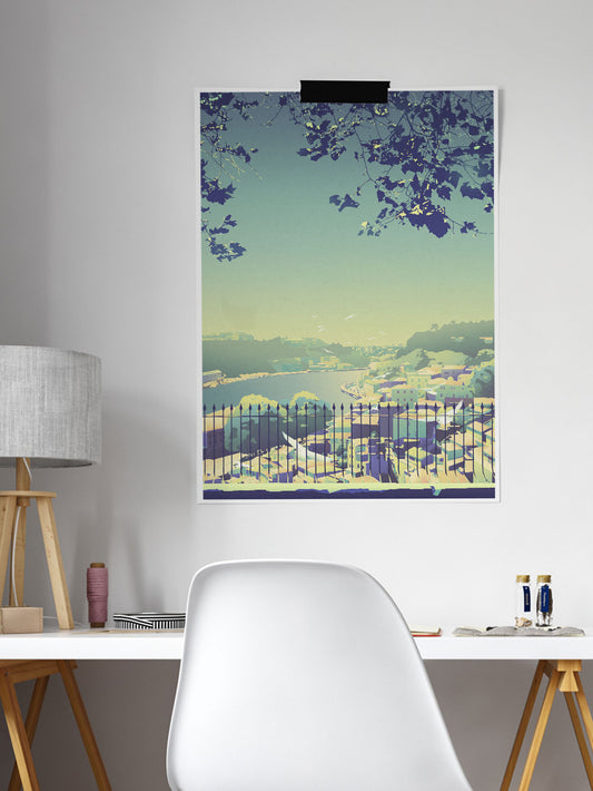 Virtudes Illustration Print in a gorgeous studio