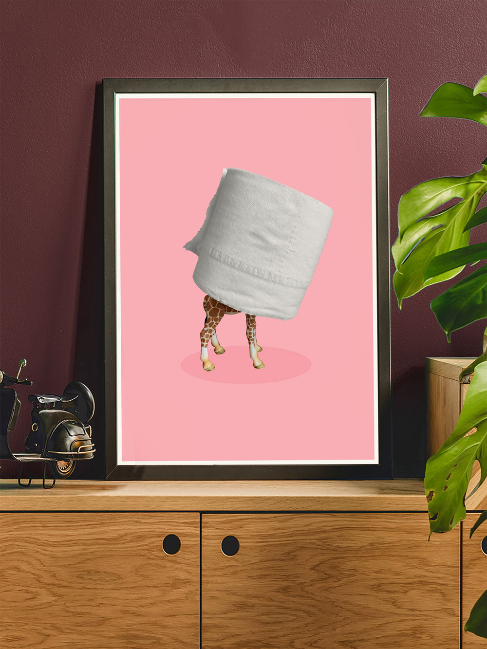 Self Isolation Funny Art Poster