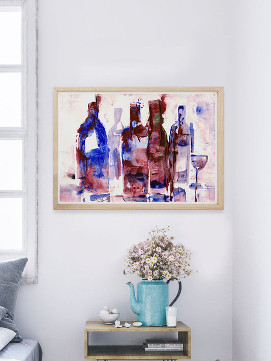 Soanne Fine Art Poster in a room interior on the wall