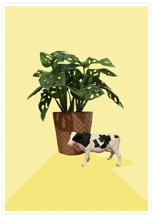 Stay Home Quirky Art Poster