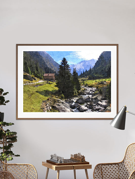 Streamside Mountain Chalet Beautiful View