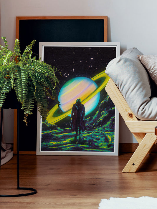 The Arrival Collage Print