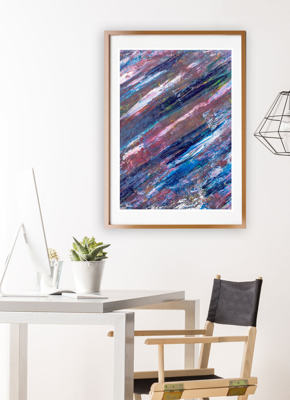 Thunderstorm Art Poster Print in a beautiful Studio