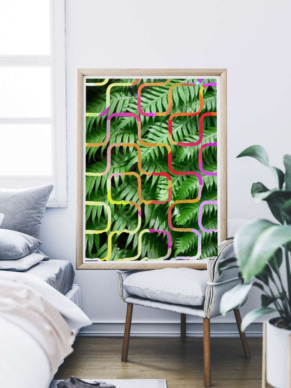Tropicalia 4 Tropical Leaf Art Print