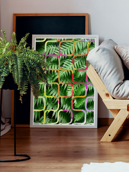 Tropicalia 4 Tropical Leaf Art Design