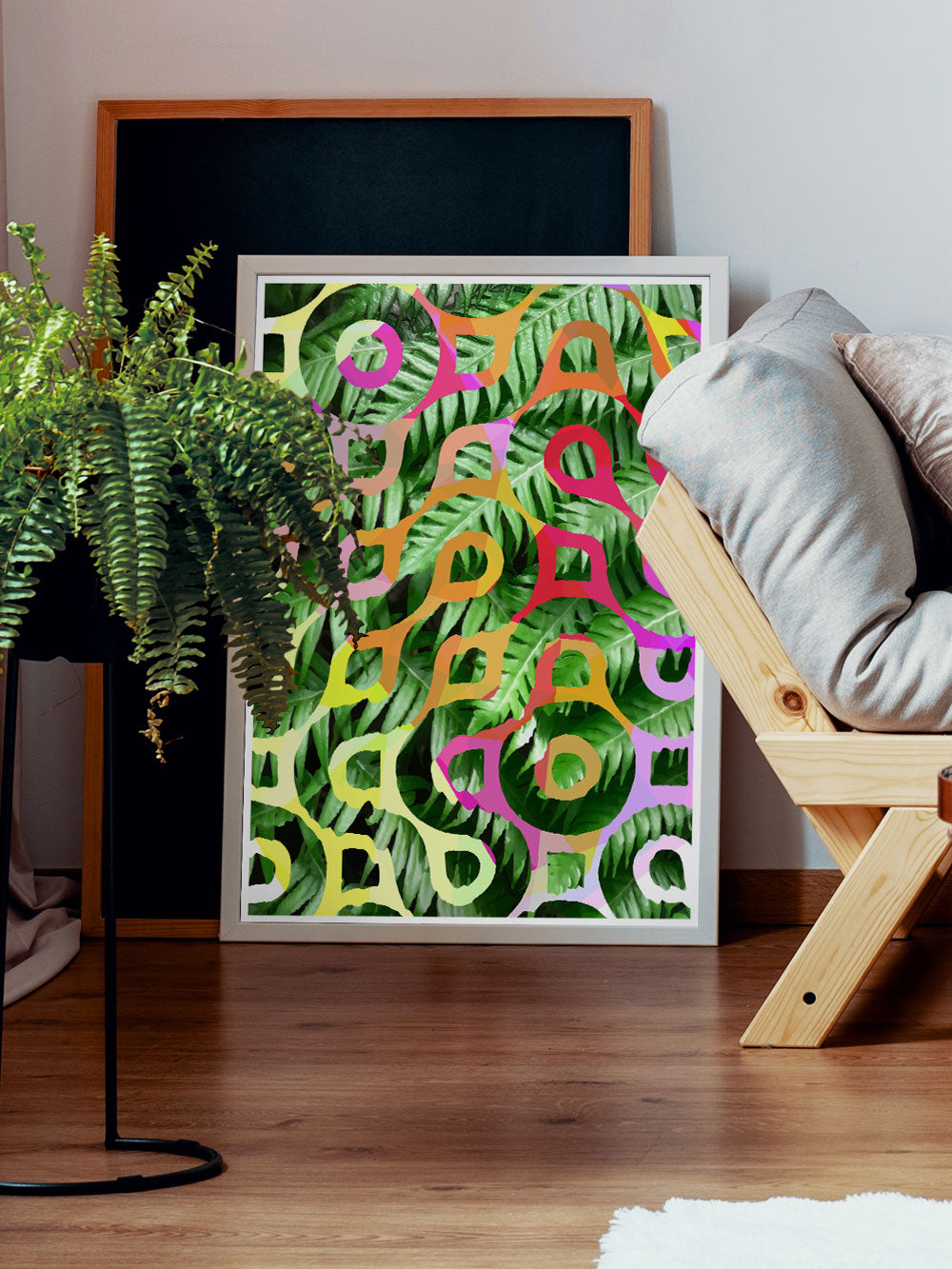 Tropicalia 5 Palm Leaf Print Art