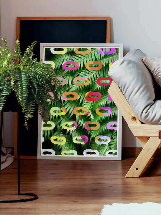 Tropicalia 6 Palm Leaf Poster Art