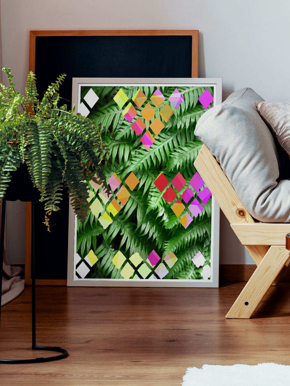 Tropicalia 9 Palm Leaf Art Print Wall Art